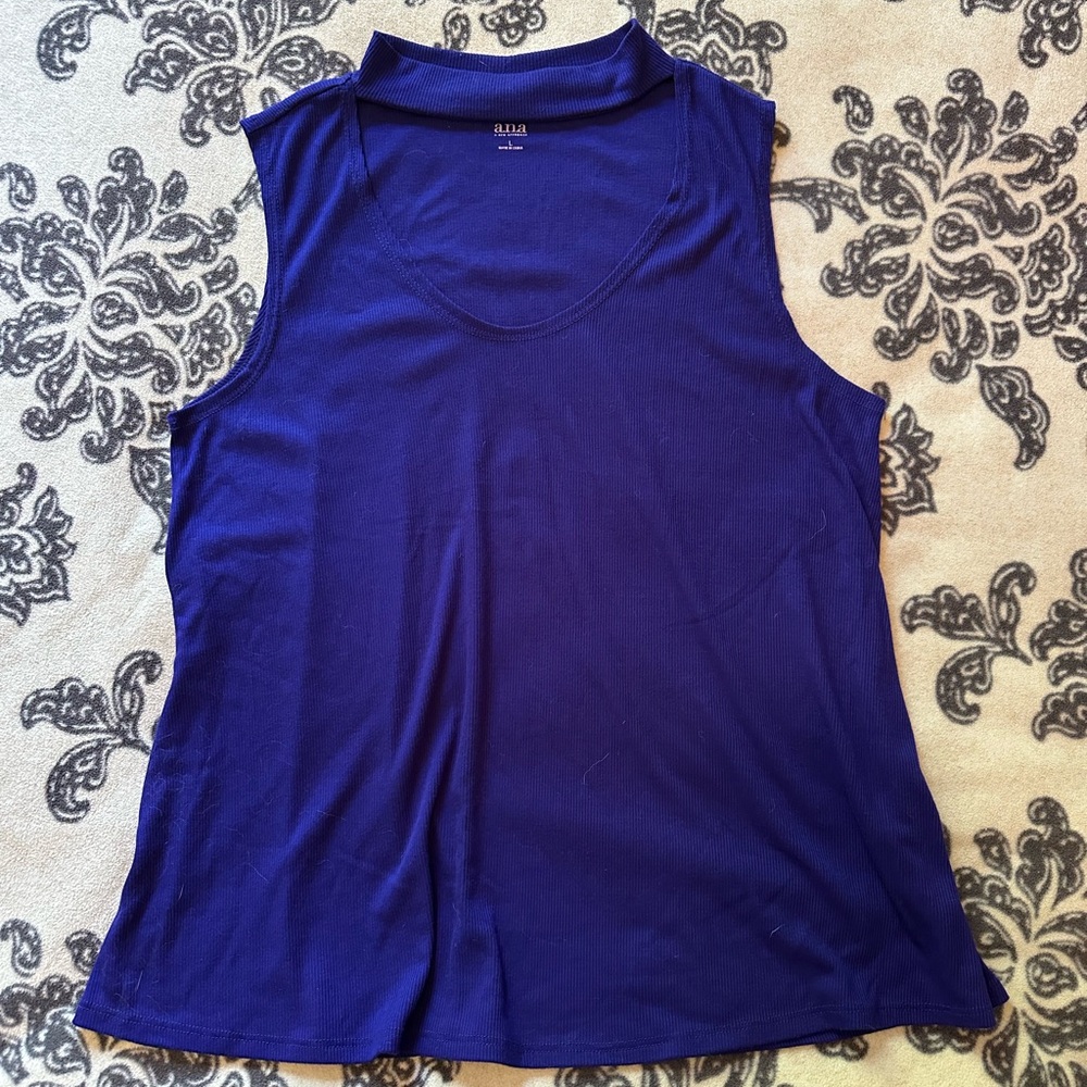 a.n.a Women's Royal Blue Muscle Tee